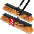 PBHEPJ 18 Inchs Push Broom Outdoor Heavy Duty, Shop Broom by PBHEPJ