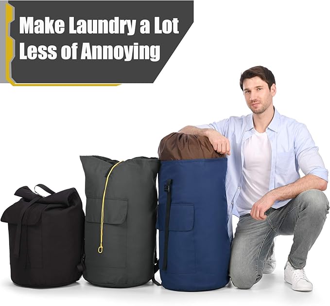 Laundry Backpack Bag, 115L Extra Large Laundry Bags - Image 6