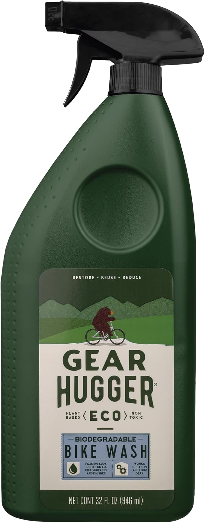 Gear Hugger Bike Wash Spray – Eco-Friendly Cleaner Spray, Wash Soap by GearHugger