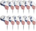 FINGER TEN Premium Synthetic Leather Stylish Iron & Wedge Golf Head Covers by FINGERTENSport