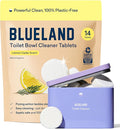 BLUELAND Toilet Bowl Cleaner Tablets, Starter Set, Lemon Cedar, Plastic-Free by BLUELAND