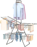 Bigzzia Clothes Drying Rack Foldable, 68.9Inch High Hanger Laundry Drying Rack by ThinkBigLiveBigger