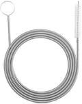 Extra-Thick Drain Brush with Stronger Spring 61-Inch Stainless Steel and Nylon by RayTour