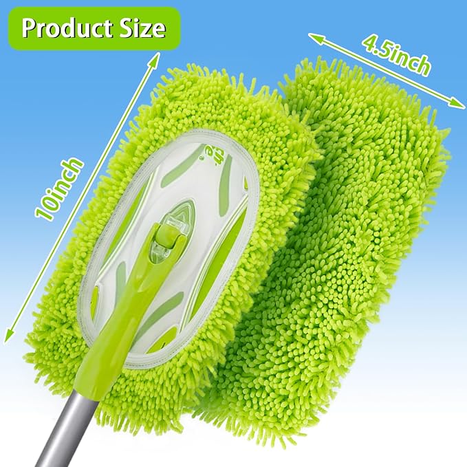 Reusable Dry Sweeping Cloths Microfiber Wet Mop Pads Compatible - Image 2