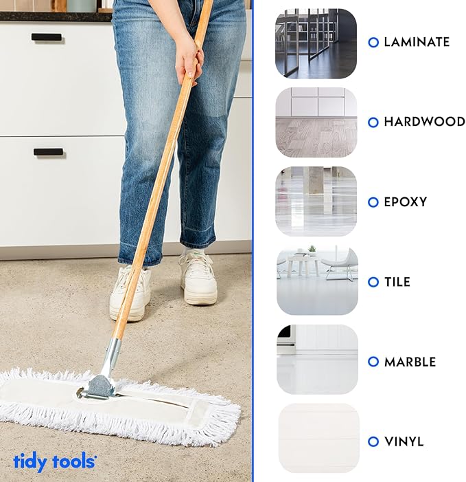 Commercial Dust Mop & Floor Sweeper, 24 in. Dust Mop - Image 6