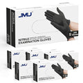 JMU Black Nitrile Gloves Small Case of 1200, 3.5Mil Nitrile Exam Gloves by JMU