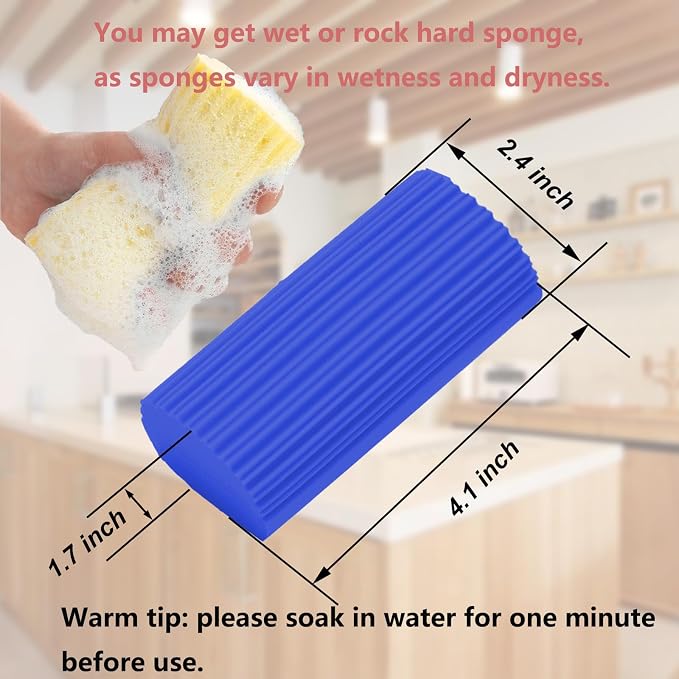 6-Pack Damp Clean Duster Sponge, Magic Sponge Eraser - Image 2