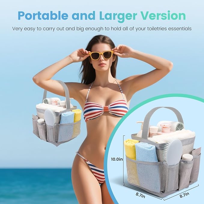 Shower Caddy Portable for College Dorm Room Essentials for Girls - Image 5