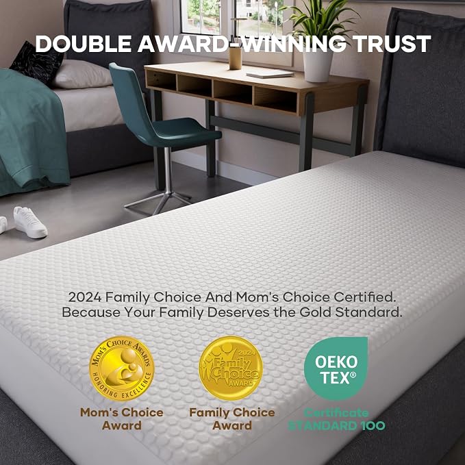 OhGeni 100% Waterproof Mattress Protector, Twin XL Size Mattress Pad, Fits - Image 8