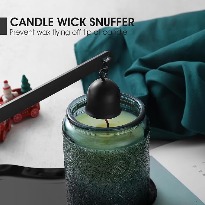 PATOISE 3 in 1 Candle Accessory Set, Candle Wick Trimmer Cutter, Candle Snuffer - Image 3