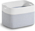 Woven Cotton Rope Storage Basket by ICERZCZ