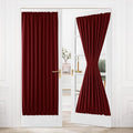 DWCN French Door Curtains – Rod Pocket Thermal Blackout Curtain by DWCN