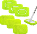 6PCS Reusable Mop Pads Fit for Flat Mops, Chenille Mop Refill Pads Washable Mop by Zrpot