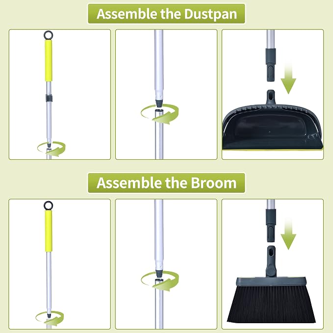Broom and Dustpan Set for Home - Image 3