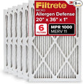 Filtrete 20x36x1 AC Furnace Air Filter, MERV 11, MPR 1000, Micro Allergen by Filtrete
