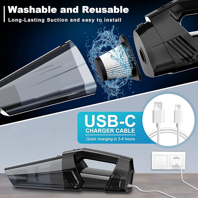 Handheld Vacuum Cordless Portable Car Vacuum - Image 4
