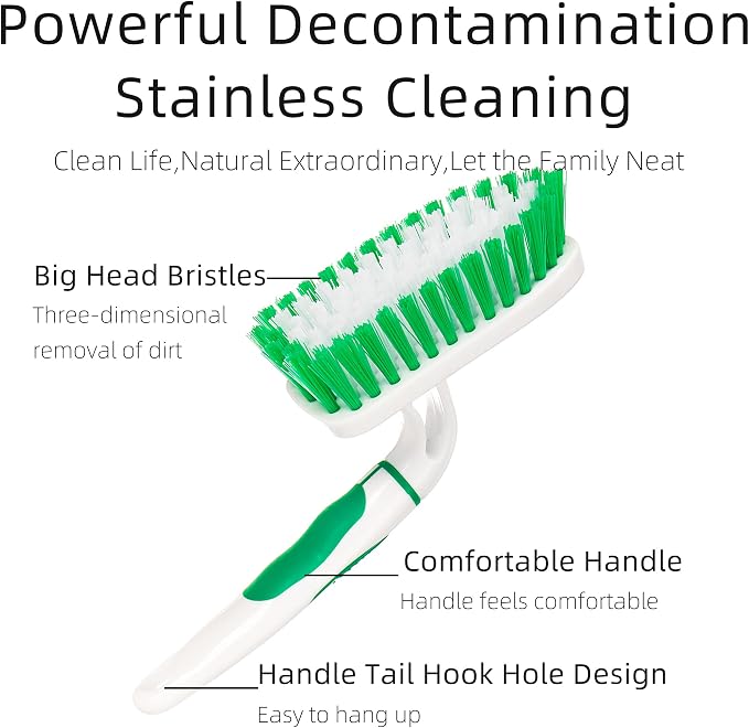 2-Pack Scrub Brush for Cleaning - Image 3