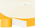 White Strong Adhesive Foam Sealing Weather Stripping, High Density Door by Trisiki
