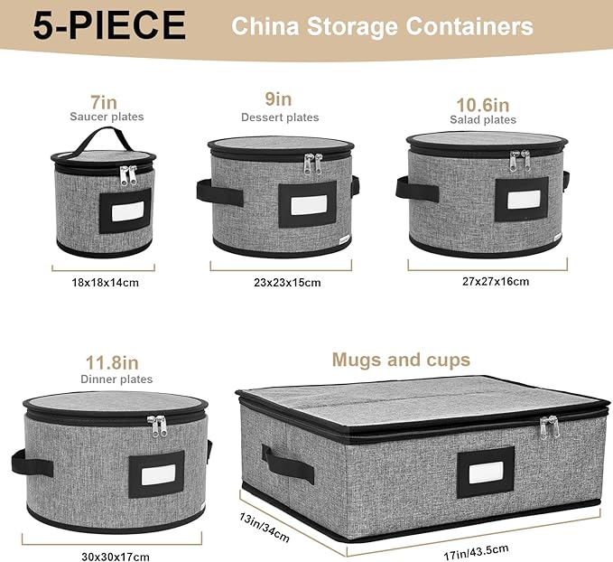 homyfort China Storage Containers, Hard Shell - Image 3
