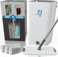 X3 Mop XL, Separates Dirty and Clean Water, 3-Chamber Design, Flat Mop and by TopTierProductsLLC