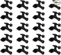 20 Pack Hinge Pin Black Door Stopper, Adjustable Heavy Duty Hinge Pin Door Stop by SUNTAI
