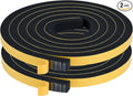 Weather Stripping Soundproof, 1/2 in x 3/8 in Weatherproof Foam Insulation Tapes by Aopaeoie