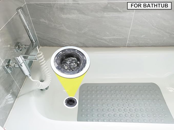 2PCS Tub Drain Hair Catcher - Image 4