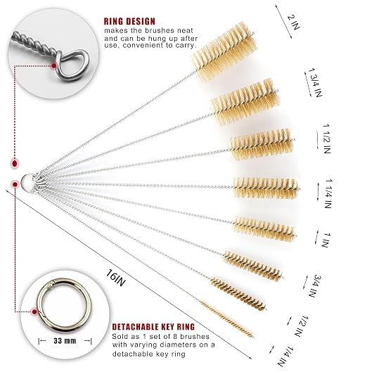 16 Inch Extra Long Pipe Cleaning Brush Set - Image 2
