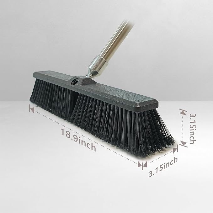 Push Broom Head Outdoor Large Stiff Bristle - Image 4