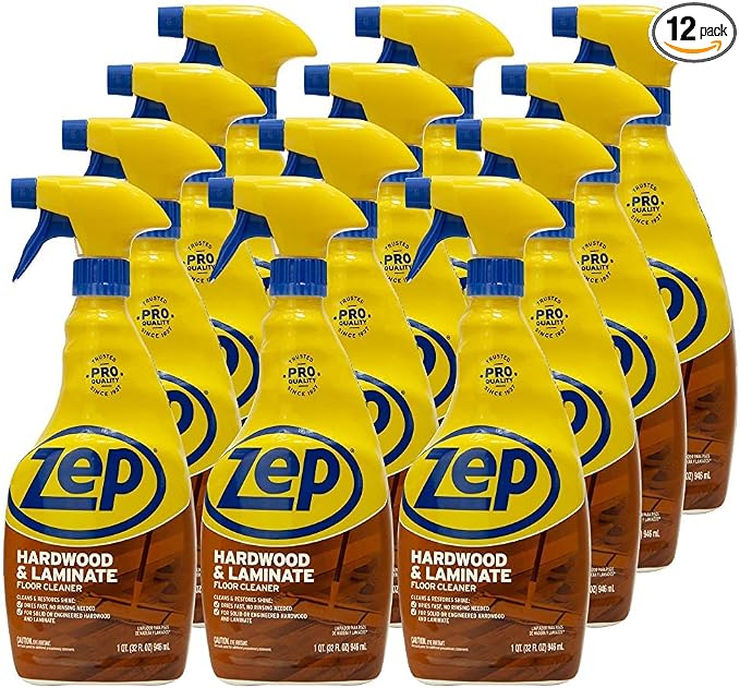 Zep Hardwood and Laminate Floor Cleaner - 32 oz - ZUHLF32 - Removes Spots by Zep