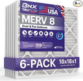 BNX TruFilter 18x18x1 Air Filter MERV 8 by BNX