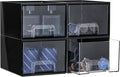 Vtopmart Black Small Stackable Storage Drawers, Cologne Organizer by Vtopmart