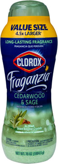 Clorox Fraganzia Laundry Scent Booster Crystals in Cedarwood & Sage Scent by Clorox