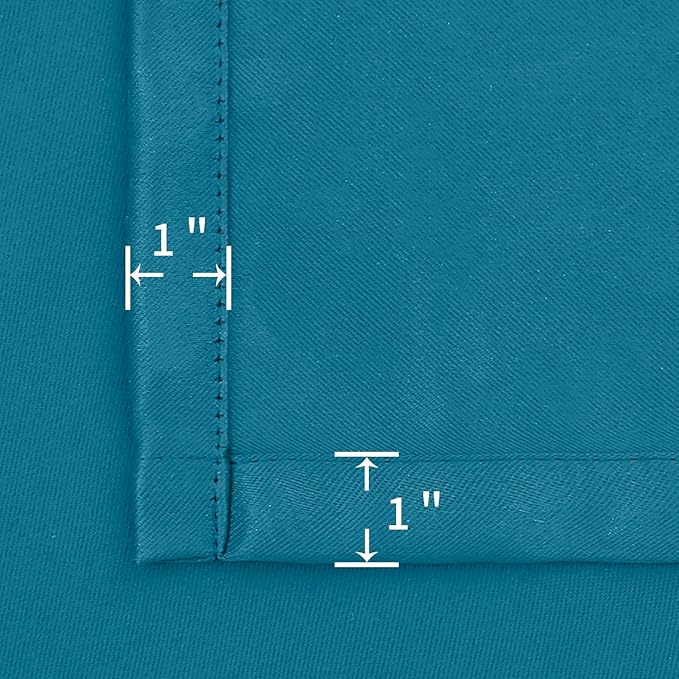BGment Peacock Blue Blackout Curtains 84 Inch Length - Image 7