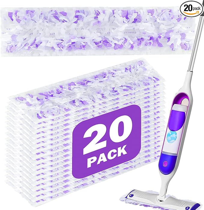 20 Pack Disposable Power Mop Pad Refills by SVPSNUMSI