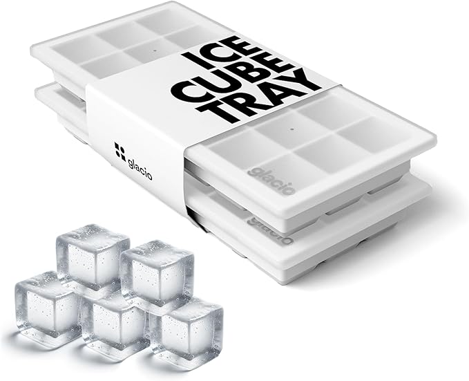 glacio Ice Cube Tray – Small Silicone Molds by glacio