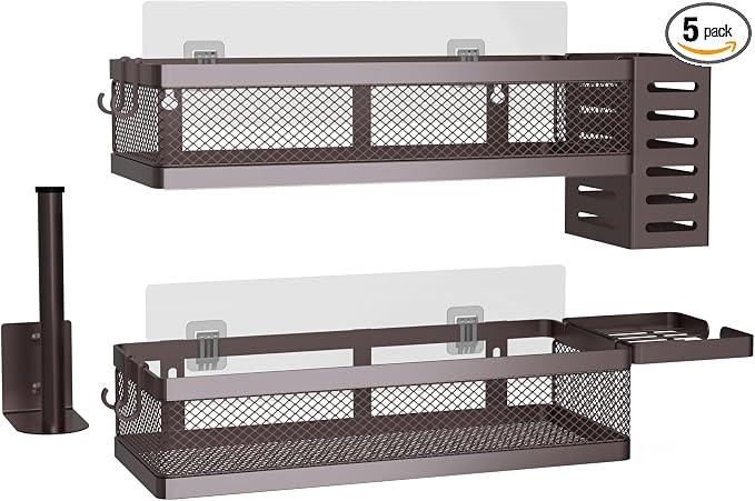 PUSDON Metal Wall Hanging Basket 2 Packs DIY Suitable by PUSDON