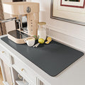 AMOAMI-Coffee Mat Hide Stain Rubber Backed Absorbent Dish Drying Mat by AMOAMI