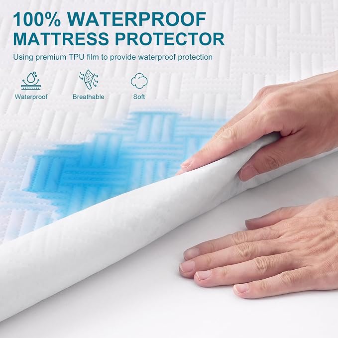 Waterproof Mattress Protector California King Size - Image 2