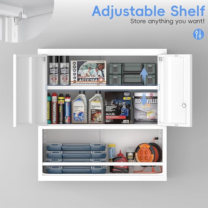 Metal Wall Storage Cabinet, Steel Storage Cabinets - Image 4