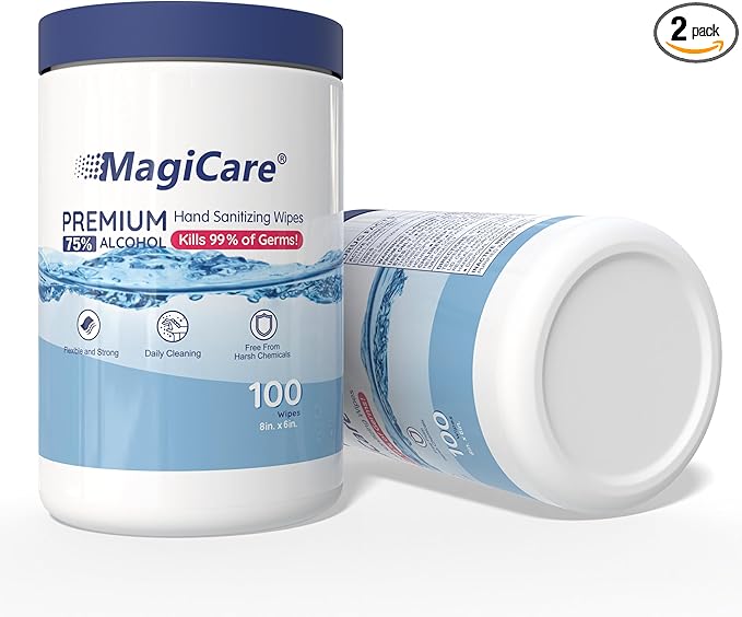 MagiCare 75% Large Alcohol Wipes by MagiCare