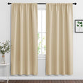 RYB HOME Blackout Curtains for Living Room, Large Window Shades for Bay Window by RYBHOME