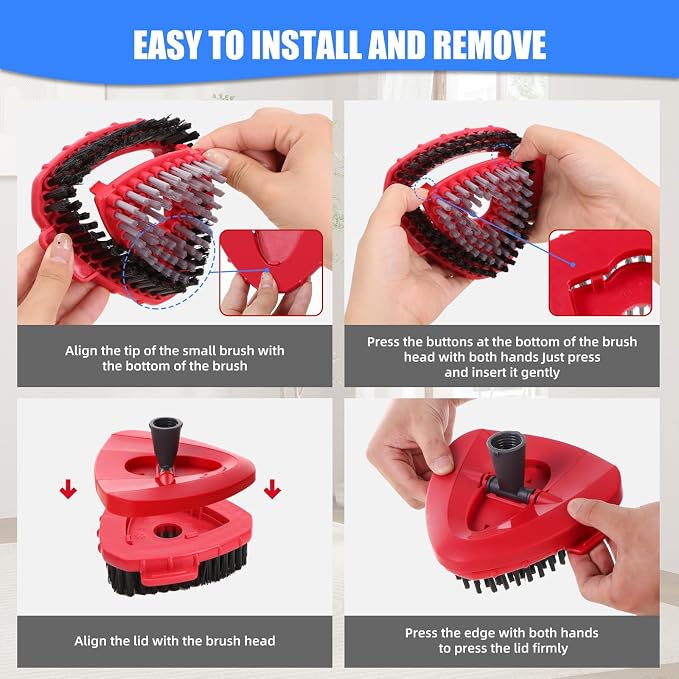 4 Pack Spin Mop Replacements Heads Compatible - Image 5