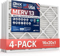 BNX TruFilter 16x20x1 Air Filter MERV 13 by BNX