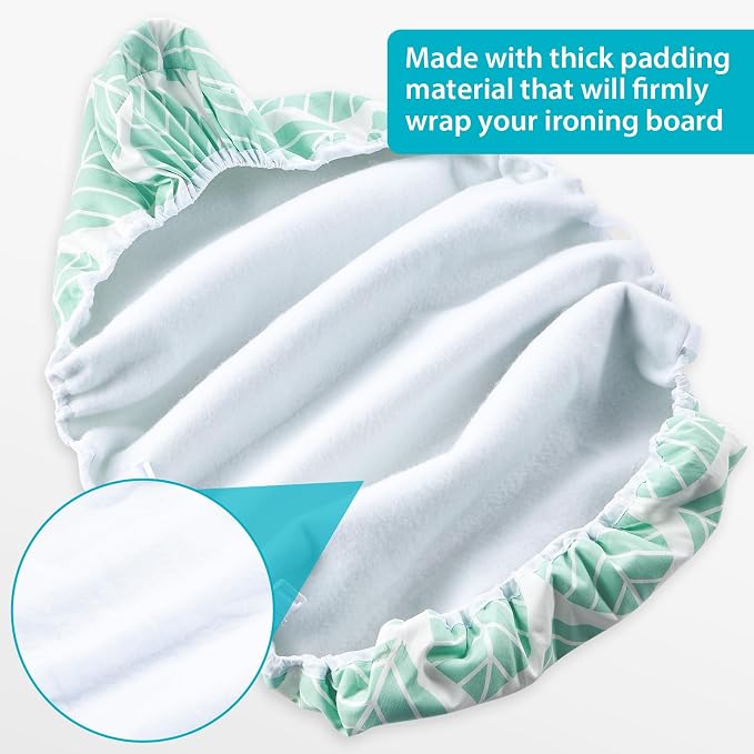 Wide Ironing Board Cover and Pad 18 x 49 inch Heat Reflective - Image 5
