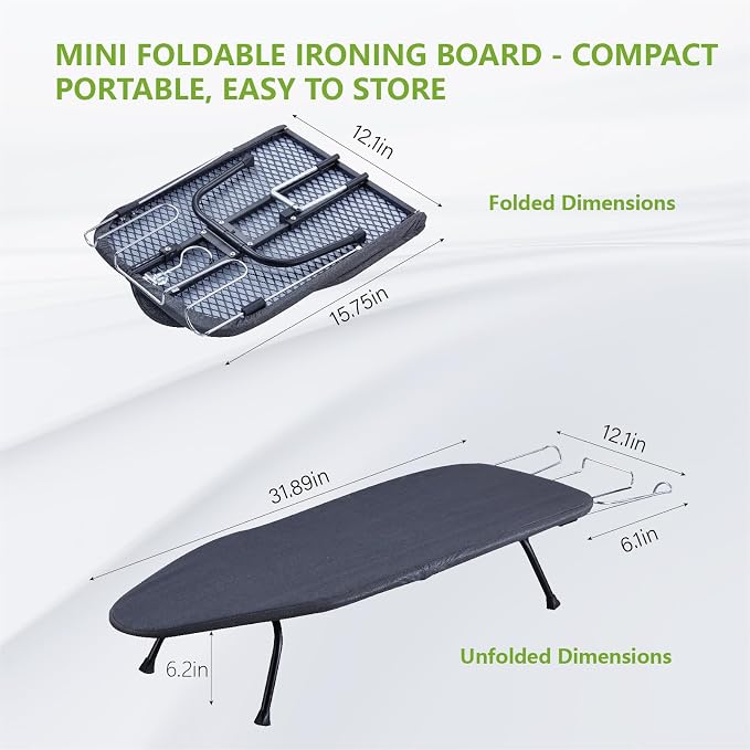 Foldable Table Top Ironing Board - Image 2