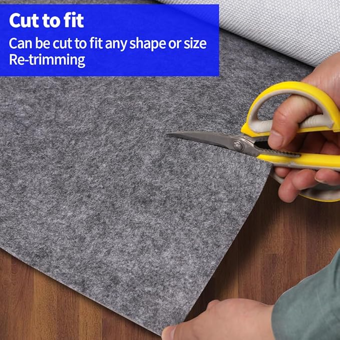 Waterproof Non-Slip 1/4” Extra Thick 10x14 ft Rug Pad - Image 3