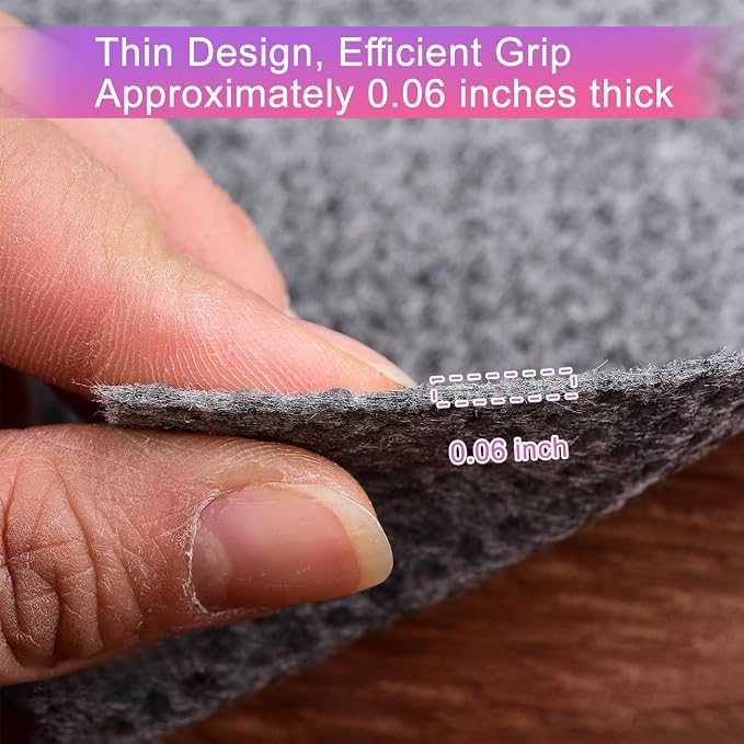 Ultra Strong Anti-Slip Thin Rug Felt Pad 5 x 8 Feet - Image 6