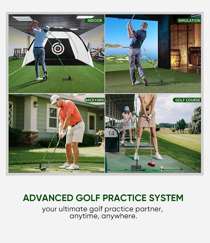 BKF Golf Alignment Sticks and Angle Holder Set - Image 7
