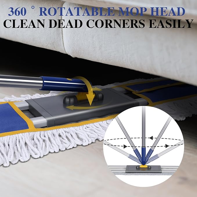 36" Commercial Mop for Floor Cleaning, Masthome Heavy Duty Industrial Mop - Image 4